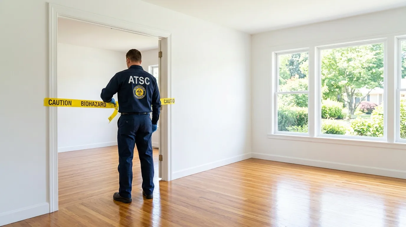 Certified biohazard cleanup crew performing Crime Scene Cleanup in Paulsboro
